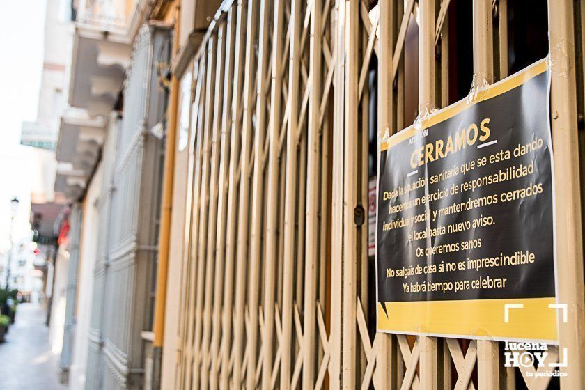 GALERÍA: Lucena esta tarde: Comercios cerrados y calles vacías por el coronavirus GALERÍA: Lucena esta tarde: Comercios cerrados y calles vacías por el coronavirus