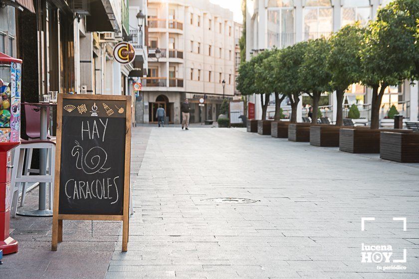 GALERÍA: Lucena esta tarde: Comercios cerrados y calles vacías por el coronavirus