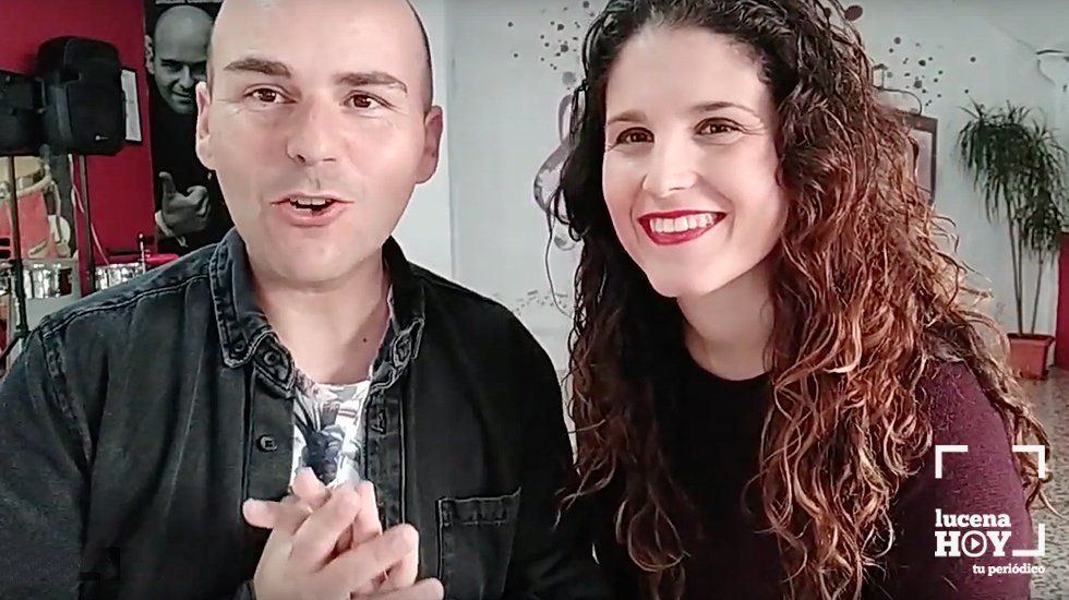  Jua?rez y Angie en el vídeo de presentación de esta iniciativa 