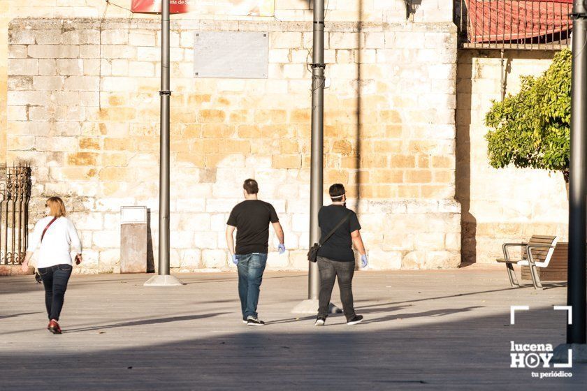 GALERÍA: Lucena sale tras 48 días de confinamiento. Las fotos de la vuelta a las calles