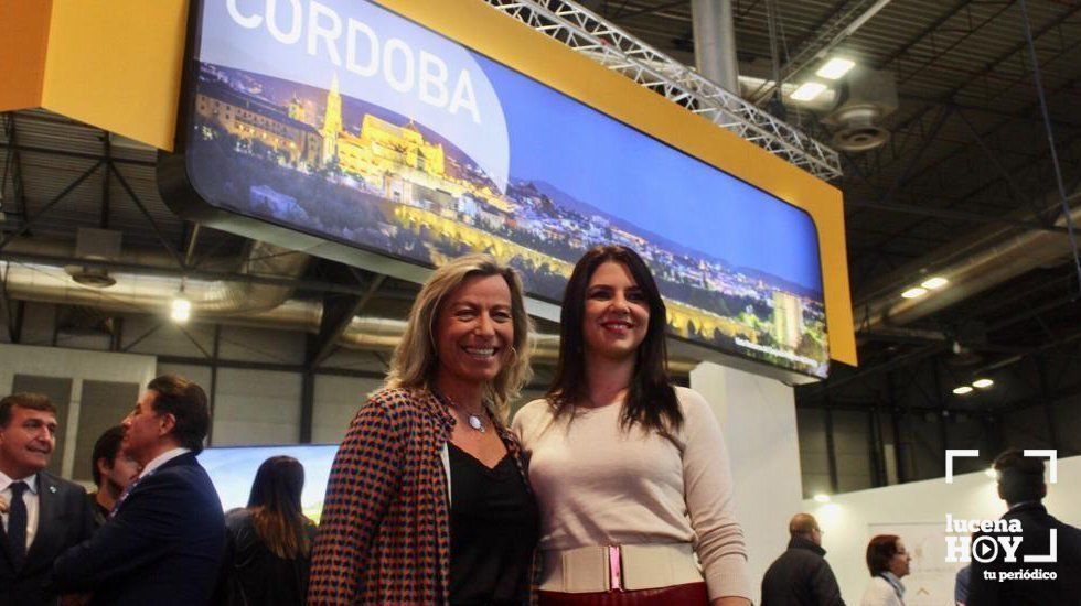  Isabel Albás y Purificación Joyera en la pasada edición de FITUR 