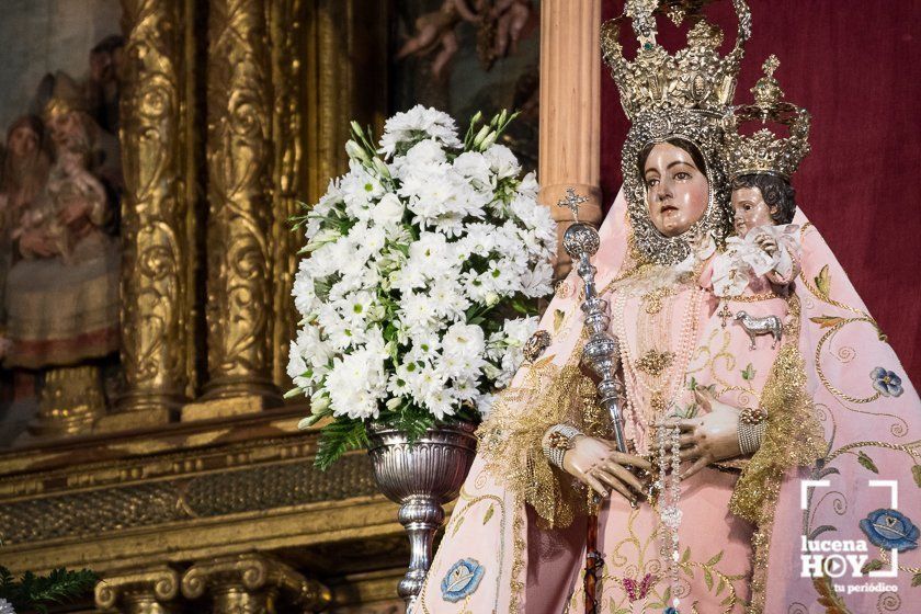 GALERÍA: María Santísima de Araceli preside el altar mayor de San Mateo en la celebración de Pentecostés