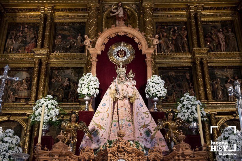 GALERÍA: María Santísima de Araceli preside el altar mayor de San Mateo en la celebración de Pentecostés GALERÍA: María Santísima de Araceli preside el altar mayor de San Mateo en la celebración de Pentecostés