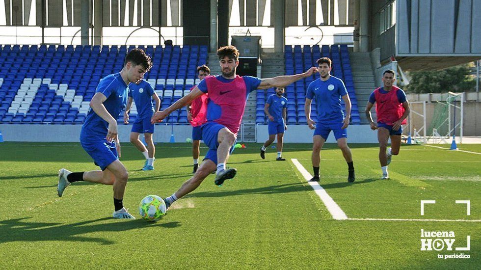  Entrenamientos desarrollados esta semana en el estadio Ciudad de Lucena 