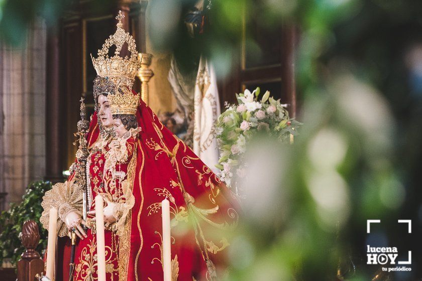 GALERÍA: La Virgen de Araceli recibe en el presbiterio de San Mateo la visita y veneración de sus fieles