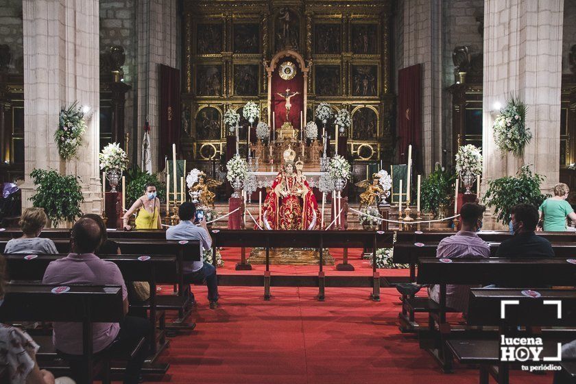 GALERÍA: La Virgen de Araceli recibe en el presbiterio de San Mateo la visita y veneración de sus fieles GALERÍA: La Virgen de Araceli recibe en el presbiterio de San Mateo la visita y veneración de sus fieles
