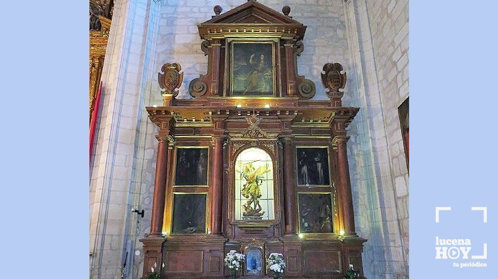  Retablo de San Miguel, en la iglesia de San Mateo 