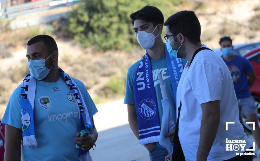 GALERÍA: La afición despide al Ciudad de Lucena ante un partido que vale un ascenso