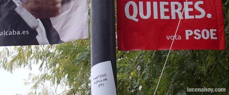  Exigen la retirada de carteles del PSOE de espacios cedidos al PP 