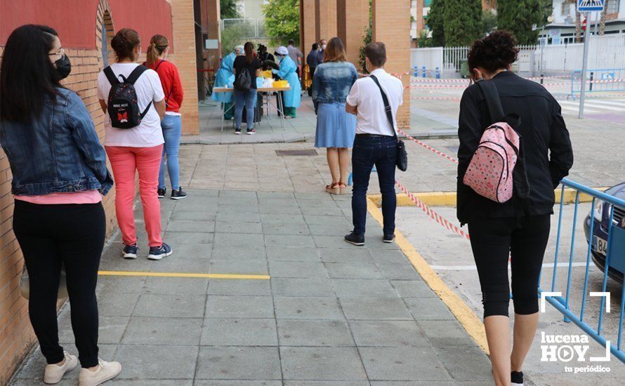 GALERÍA: La Junta espera conocer la situación epidemiológica de Lucena en 48 horas "para tomar decisiones". Comienzan los test GALERÍA: La Junta espera conocer la situación epidemiológica de Lucena en 48 horas "para tomar decisiones". Comienzan los test