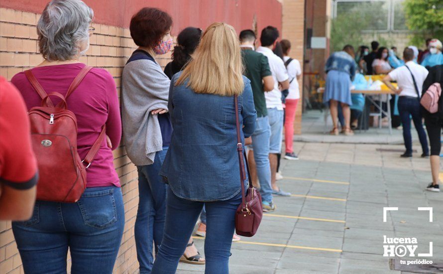 GALERÍA: La Junta espera conocer la situación epidemiológica de Lucena en 48 horas "para tomar decisiones". Comienzan los test GALERÍA: La Junta espera conocer la situación epidemiológica de Lucena en 48 horas "para tomar decisiones". Comienzan los test