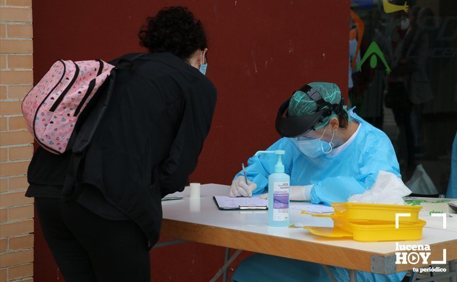 GALERÍA: La Junta espera conocer la situación epidemiológica de Lucena en 48 horas "para tomar decisiones". Comienzan los test GALERÍA: La Junta espera conocer la situación epidemiológica de Lucena en 48 horas "para tomar decisiones". Comienzan los test