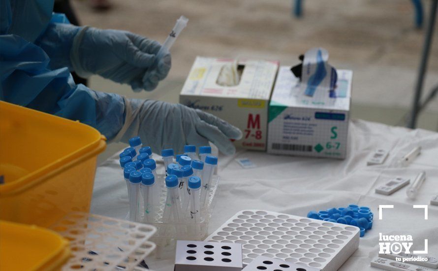 GALERÍA: La Junta espera conocer la situación epidemiológica de Lucena en 48 horas "para tomar decisiones". Comienzan los test GALERÍA: La Junta espera conocer la situación epidemiológica de Lucena en 48 horas "para tomar decisiones". Comienzan los test