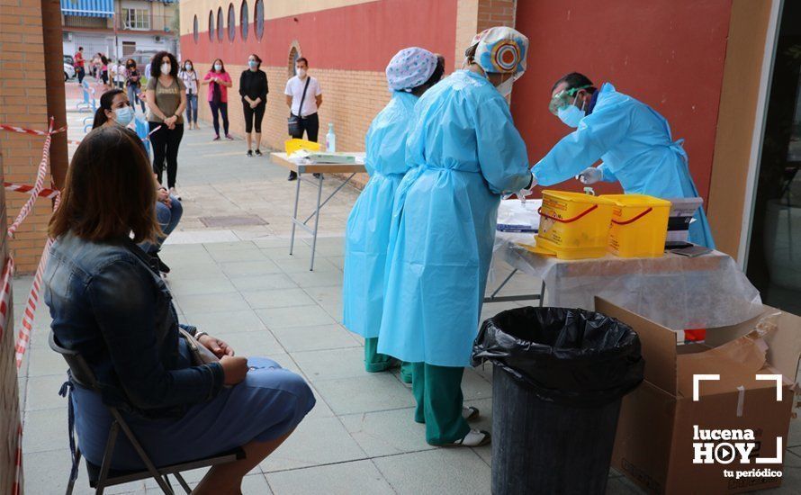 GALERÍA: La Junta espera conocer la situación epidemiológica de Lucena en 48 horas "para tomar decisiones". Comienzan los test GALERÍA: La Junta espera conocer la situación epidemiológica de Lucena en 48 horas "para tomar decisiones". Comienzan los test