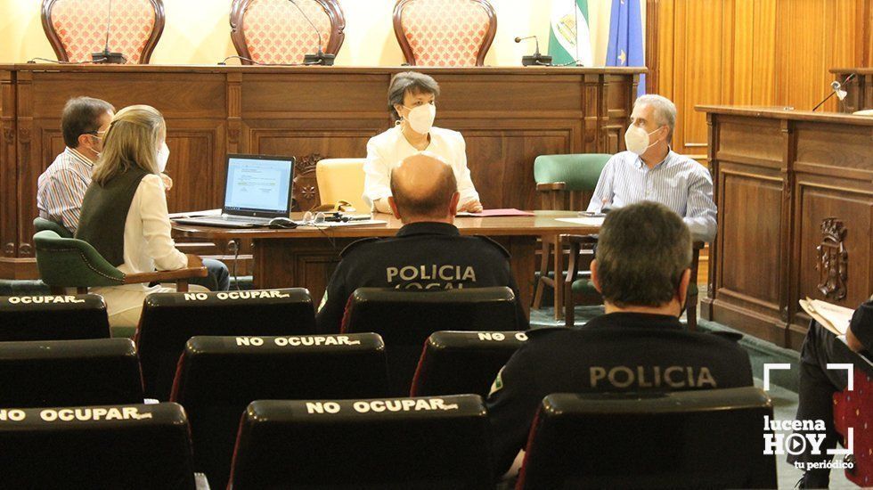  Junta Local de Seguridad celebrada hoy en el Ayuntamiento de Lucena 