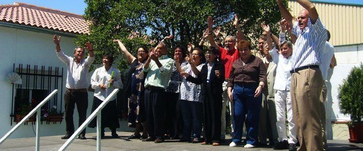  Residentes en el centro de la Asociación El Sauce en Lucena 