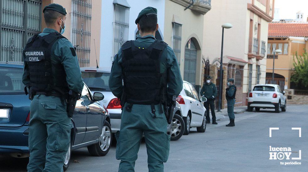  Operacio?n de la Guardia Civil en Lucena, esta mañana 