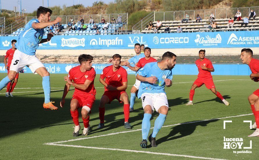 GALERÍA / El Ciudad de Lucena suma sus tres primeros puntos ante su público frente al Sevilla C: Las fotos del partido (1-0)