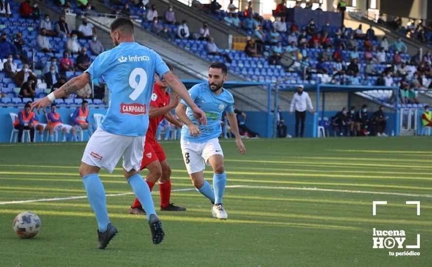 GALERÍA / El Ciudad de Lucena suma sus tres primeros puntos ante su público frente al Sevilla C: Las fotos del partido (1-0)