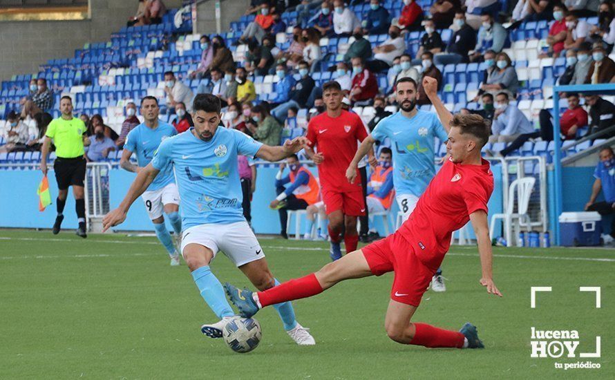 GALERÍA / El Ciudad de Lucena suma sus tres primeros puntos ante su público frente al Sevilla C: Las fotos del partido (1-0)