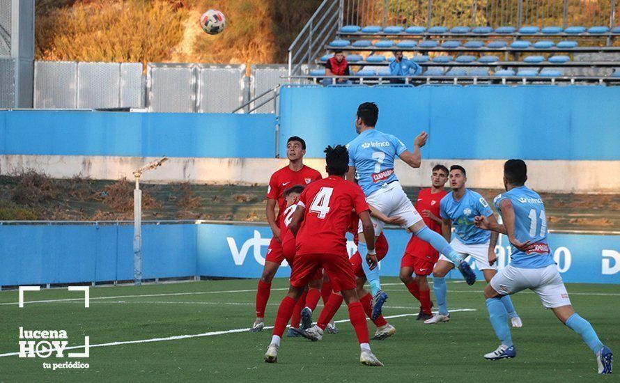 GALERÍA / El Ciudad de Lucena suma sus tres primeros puntos ante su público frente al Sevilla C: Las fotos del partido (1-0)