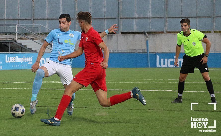 GALERÍA / El Ciudad de Lucena suma sus tres primeros puntos ante su público frente al Sevilla C: Las fotos del partido (1-0)