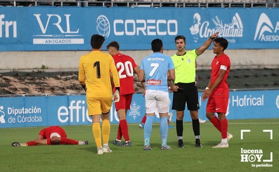 GALERÍA / El Ciudad de Lucena suma sus tres primeros puntos ante su público frente al Sevilla C: Las fotos del partido (1-0)