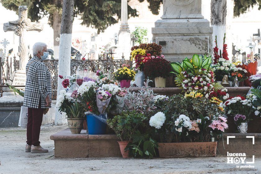 GALERÍA: Días de flores y recuerdo en los cementerios de Lucena