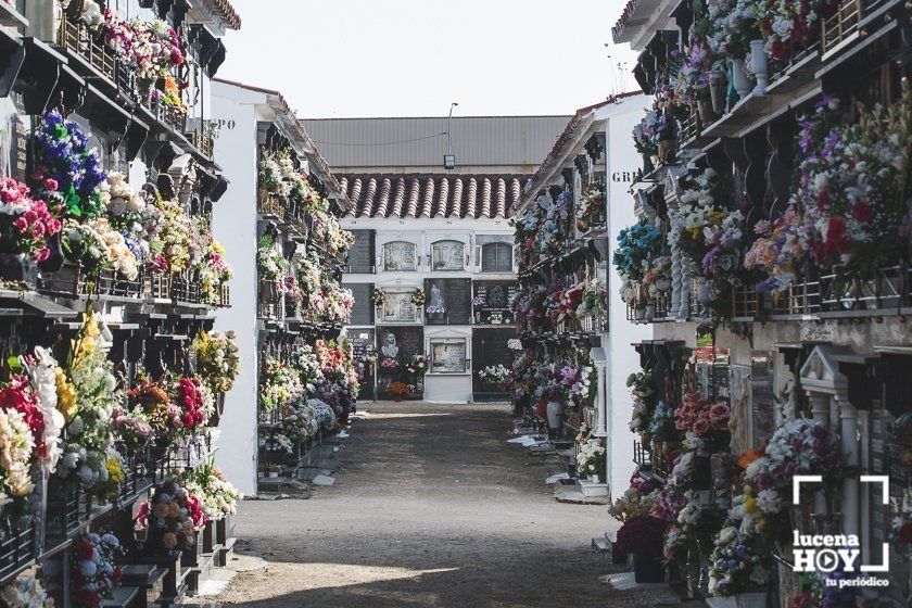 GALERÍA: Días de flores y recuerdo en los cementerios de Lucena