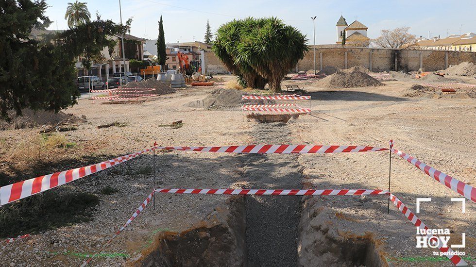  Obras del futuro parque de la Huerta del Carmen 