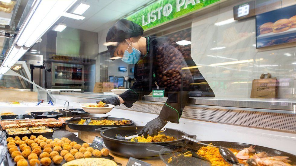  El servicio "Listo para comer" ya funciona en unos 350 supermercados de la cadena. 