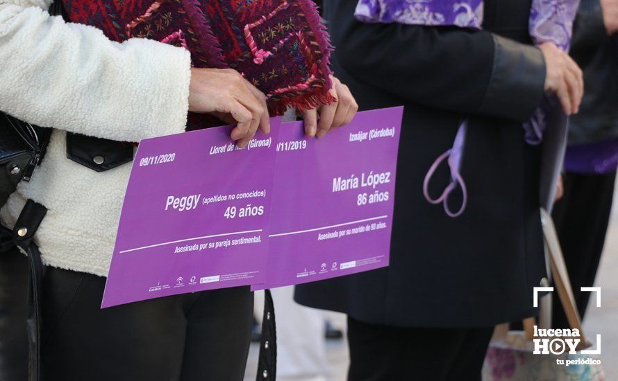 GALERÍA / 25N: Lucena recuerda a las 41 mujeres asesinadas en España por violencia de género en lo que va de año GALERÍA / 25N: Lucena recuerda a las 41 mujeres asesinadas en España por violencia de género en lo que va de año