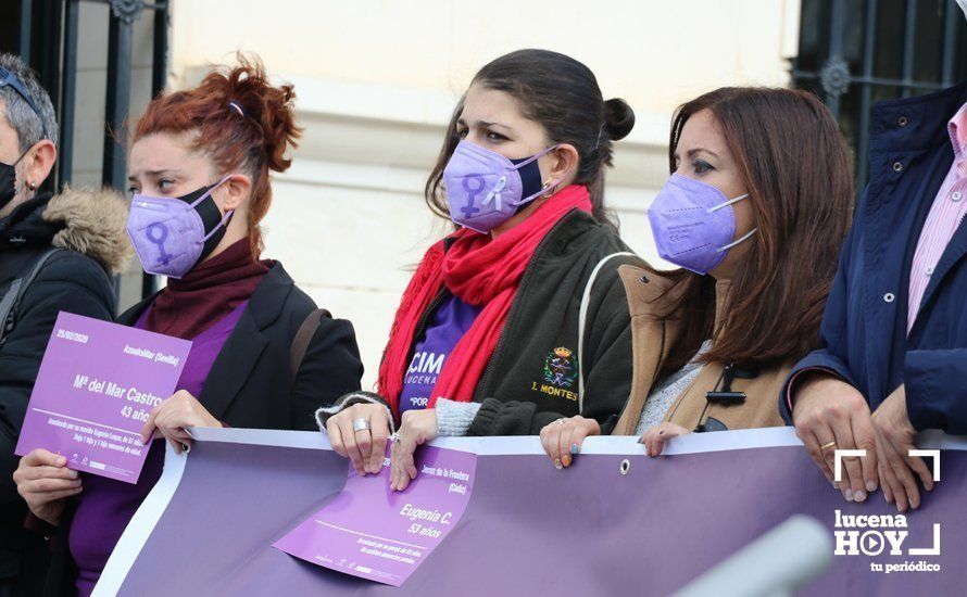 GALERÍA / 25N: Lucena recuerda a las 41 mujeres asesinadas en España por violencia de género en lo que va de año