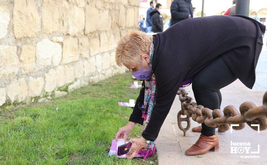 GALERÍA / 25N: Lucena recuerda a las 41 mujeres asesinadas en España por violencia de género en lo que va de año