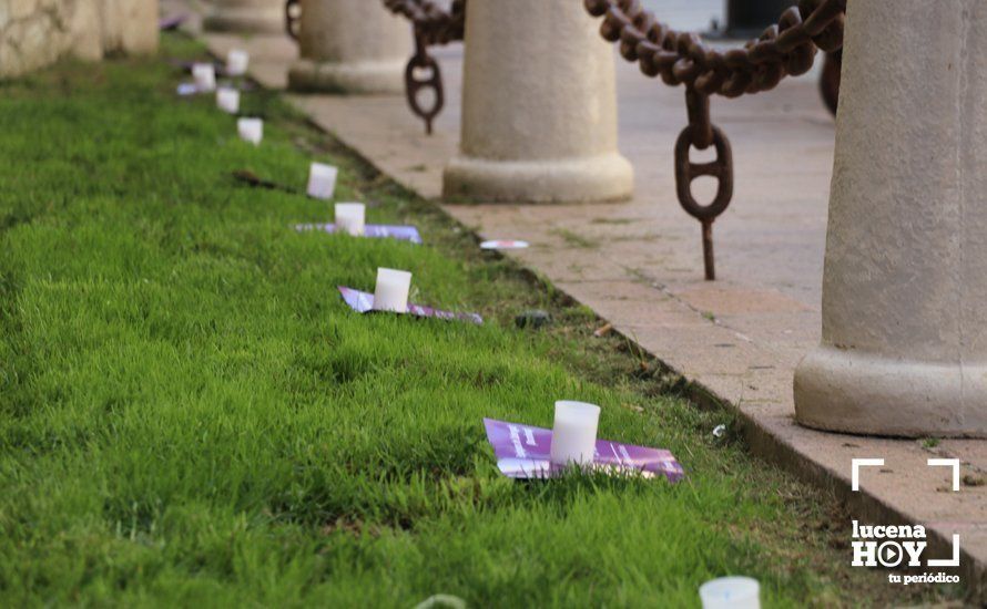 GALERÍA / 25N: Lucena recuerda a las 41 mujeres asesinadas en España por violencia de género en lo que va de año