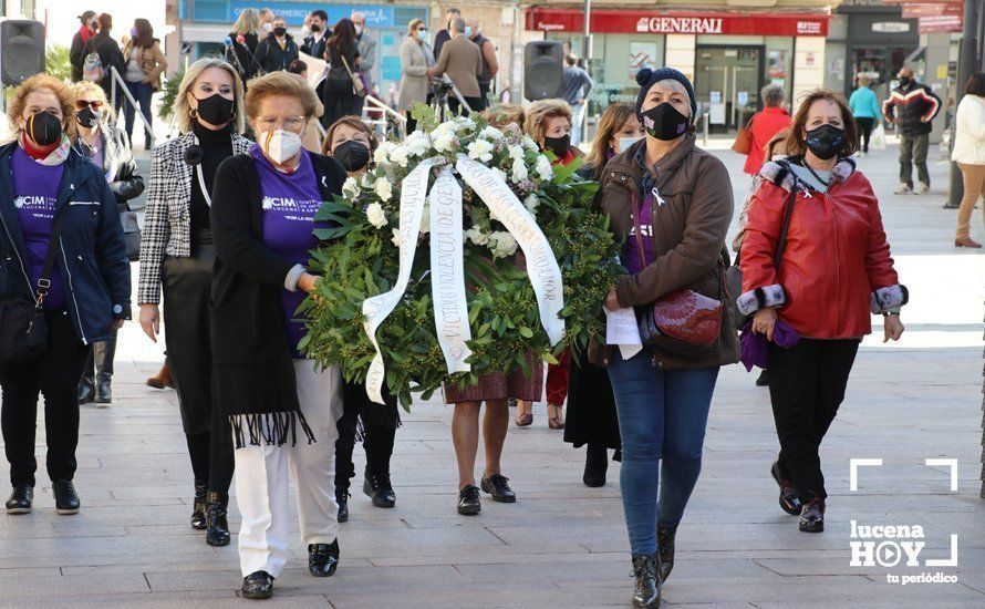 GALERÍA / 25N: Lucena recuerda a las 41 mujeres asesinadas en España por violencia de género en lo que va de año