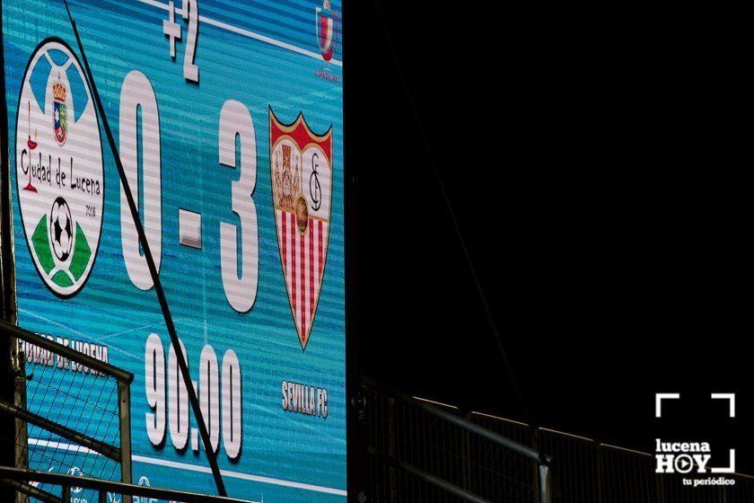 GALERÍA / Ciudad de Lucena - Sevilla FC: Más que un partido. Las fotos de un día histórico para el deporte local