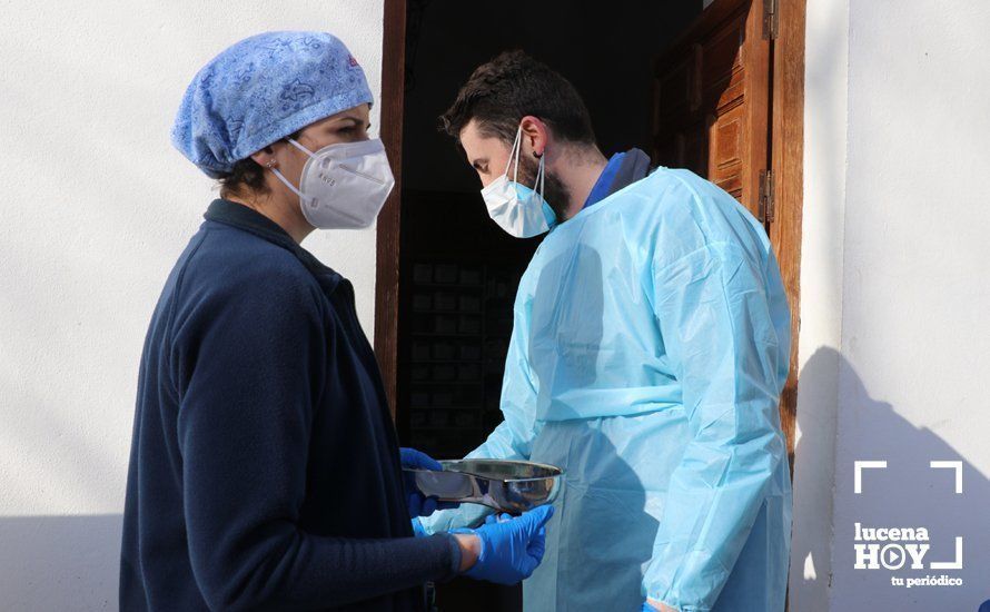 GALERÍA: Las fotos de la administración de las primeras vacunas contra el COVID19 en las residencias de Lucena