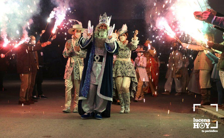  Los Reyes Magos a su llegada a la Peña Amigos de los Magos 