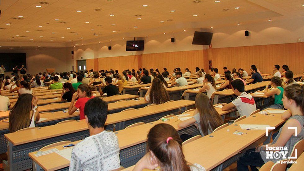  Pruebas de acceso a la Universidad en Córdoba 