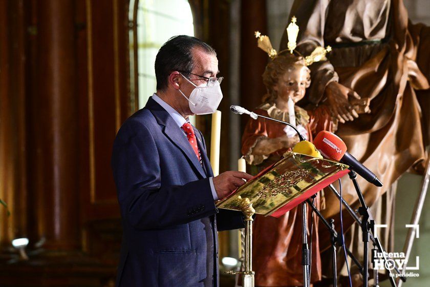 GALERIA: Las fotos de la presentación del Cartel Anunciador de la Semana Santa de Lucena 2021