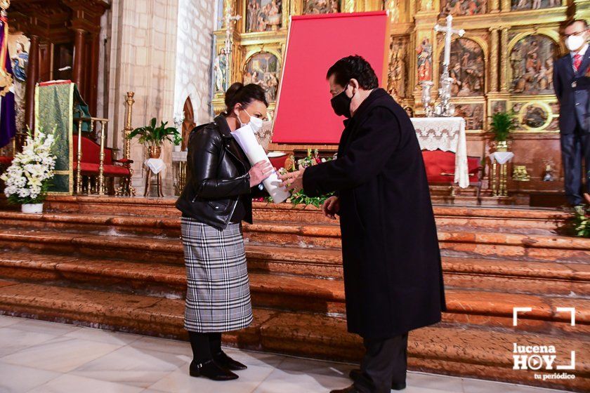 GALERIA: Las fotos de la presentación del Cartel Anunciador de la Semana Santa de Lucena 2021