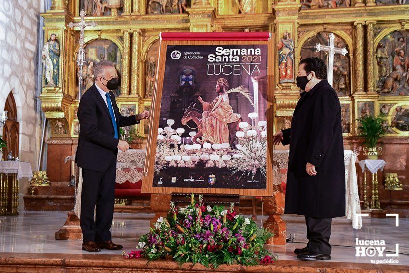 GALERIA: Las fotos de la presentación del Cartel Anunciador de la Semana Santa de Lucena 2021