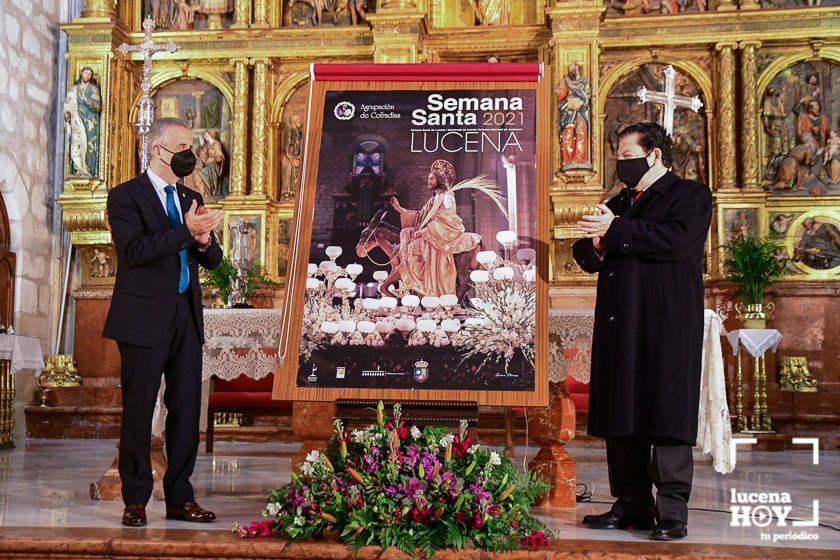 GALERIA: Las fotos de la presentación del Cartel Anunciador de la Semana Santa de Lucena 2021