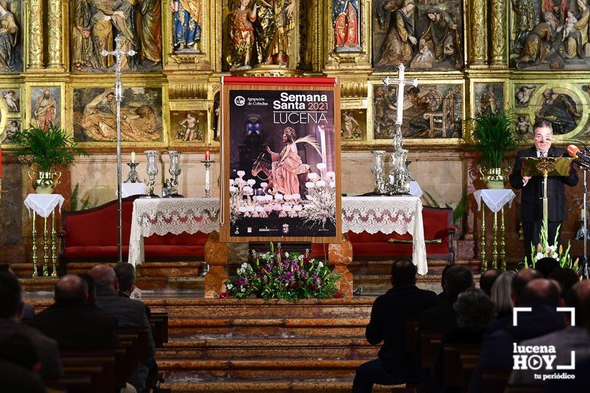 GALERIA: Las fotos de la presentación del Cartel Anunciador de la Semana Santa de Lucena 2021