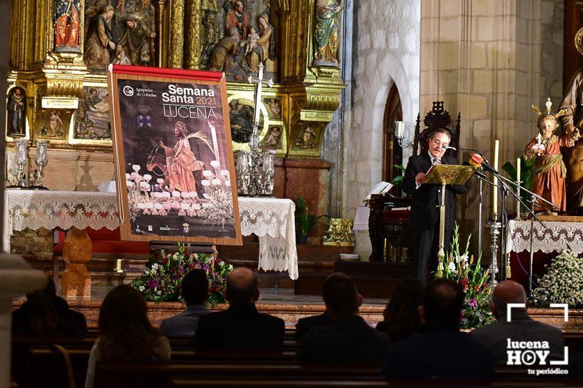 GALERIA: Las fotos de la presentación del Cartel Anunciador de la Semana Santa de Lucena 2021