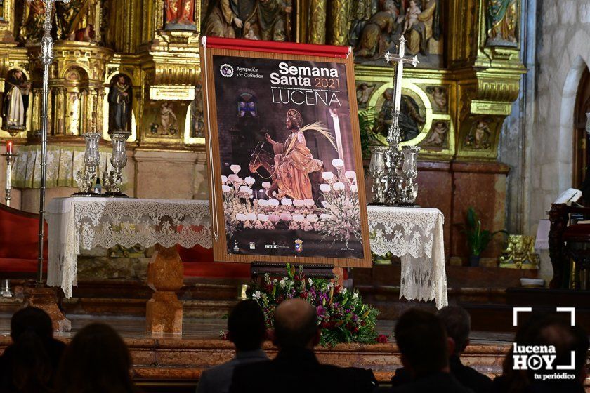 GALERIA: Las fotos de la presentación del Cartel Anunciador de la Semana Santa de Lucena 2021