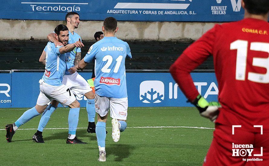 GALERÍA: El Ciudad de Lucena suma y sigue tras una trabajada victoria frente a un incómodo Coria (1-0). Las fotos del partido