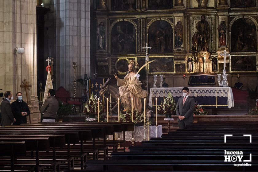 GALERÍA: Las imágenes del Acto de veneración a Ntro. Padre Jesús en su Entrada Triunfal en Jerusalén en San Mateo