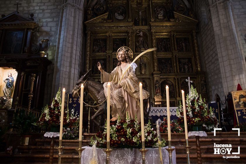 GALERÍA: Las imágenes del Acto de veneración a Ntro. Padre Jesús en su Entrada Triunfal en Jerusalén en San Mateo